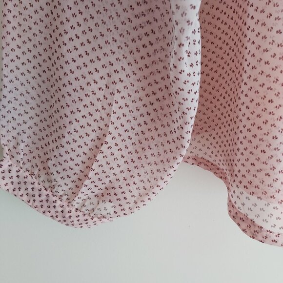 OLD NAVY BLOUSE . PINK. SMALL DIAMOND PATTERN. NEW. SIZE XXL - Picture 2 of 3